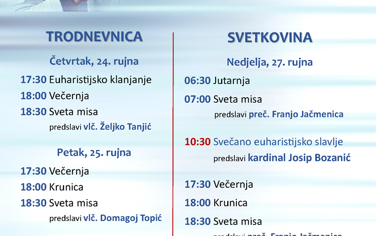 Kardinal Bozanić predvodi misno slavlje svetkovine sv. Vinka Paulskog
